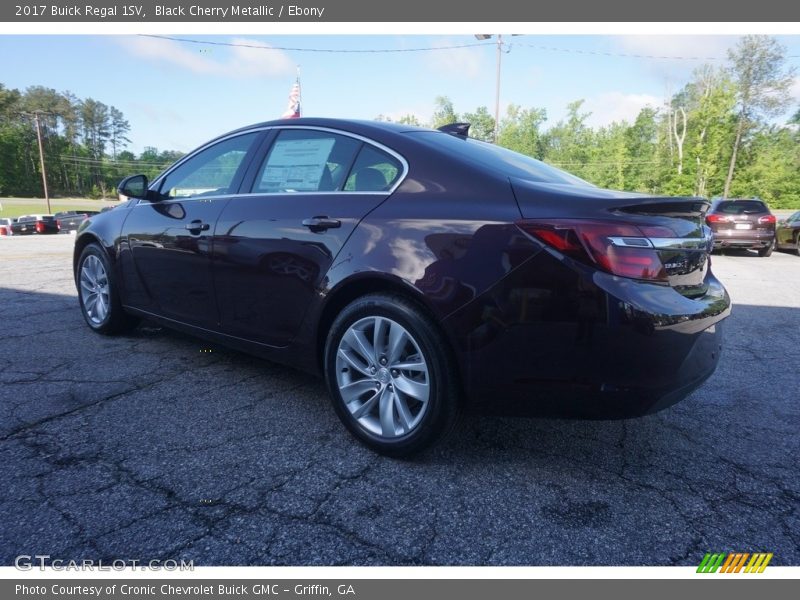 Black Cherry Metallic / Ebony 2017 Buick Regal 1SV