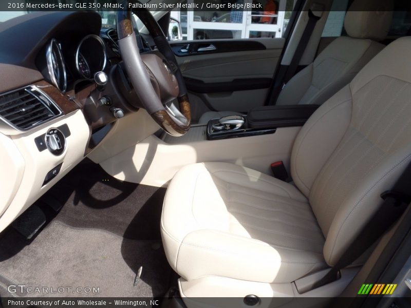 Palladium Silver Metallic / Ginger Beige/Black 2016 Mercedes-Benz GLE 350 4Matic