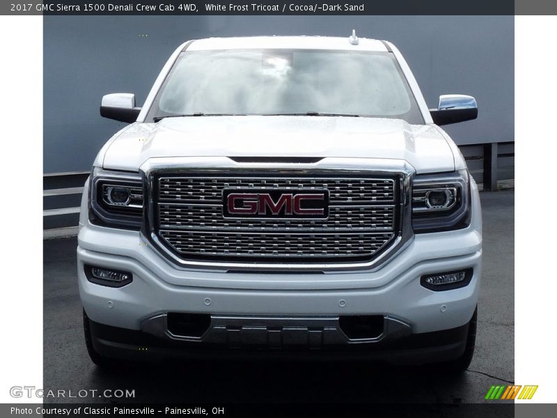 White Frost Tricoat / Cocoa/­Dark Sand 2017 GMC Sierra 1500 Denali Crew Cab 4WD