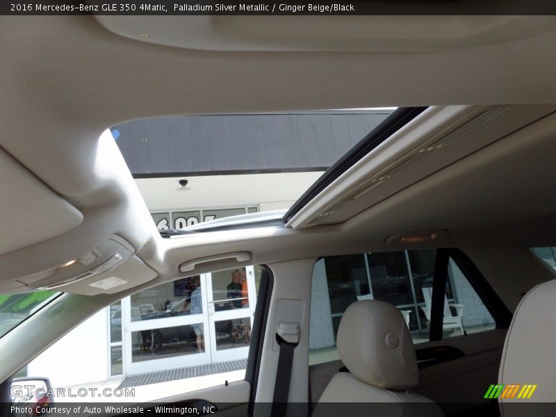 Palladium Silver Metallic / Ginger Beige/Black 2016 Mercedes-Benz GLE 350 4Matic