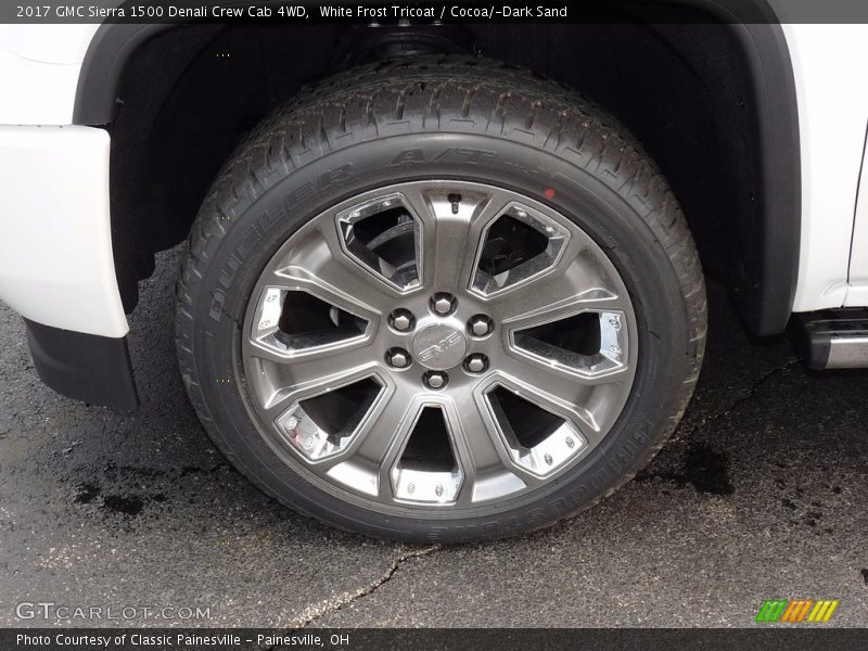 White Frost Tricoat / Cocoa/­Dark Sand 2017 GMC Sierra 1500 Denali Crew Cab 4WD