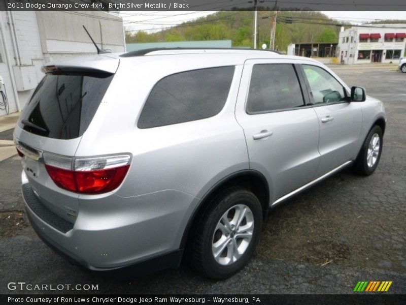 Bright Silver Metallic / Black 2011 Dodge Durango Crew 4x4