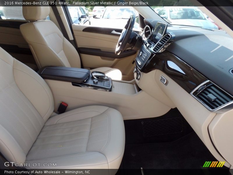 Palladium Silver Metallic / Ginger Beige/Black 2016 Mercedes-Benz GLE 350 4Matic