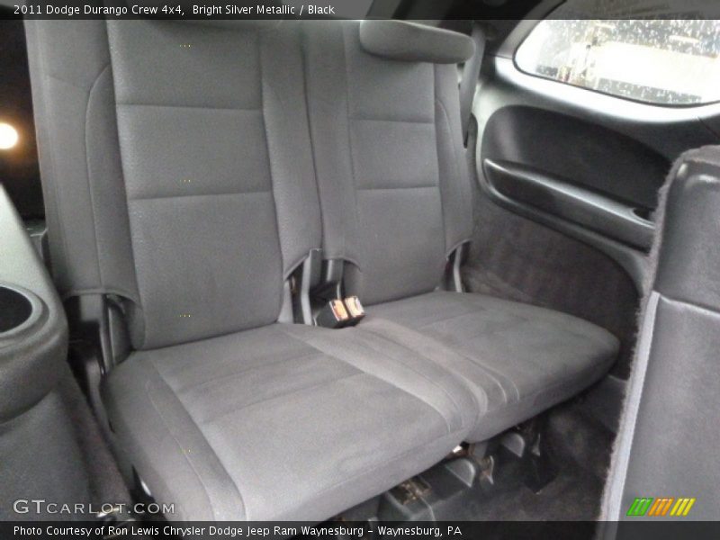 Bright Silver Metallic / Black 2011 Dodge Durango Crew 4x4
