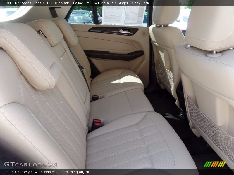 Palladium Silver Metallic / Ginger Beige/Black 2016 Mercedes-Benz GLE 350 4Matic