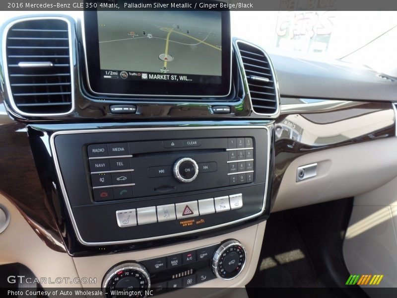 Palladium Silver Metallic / Ginger Beige/Black 2016 Mercedes-Benz GLE 350 4Matic