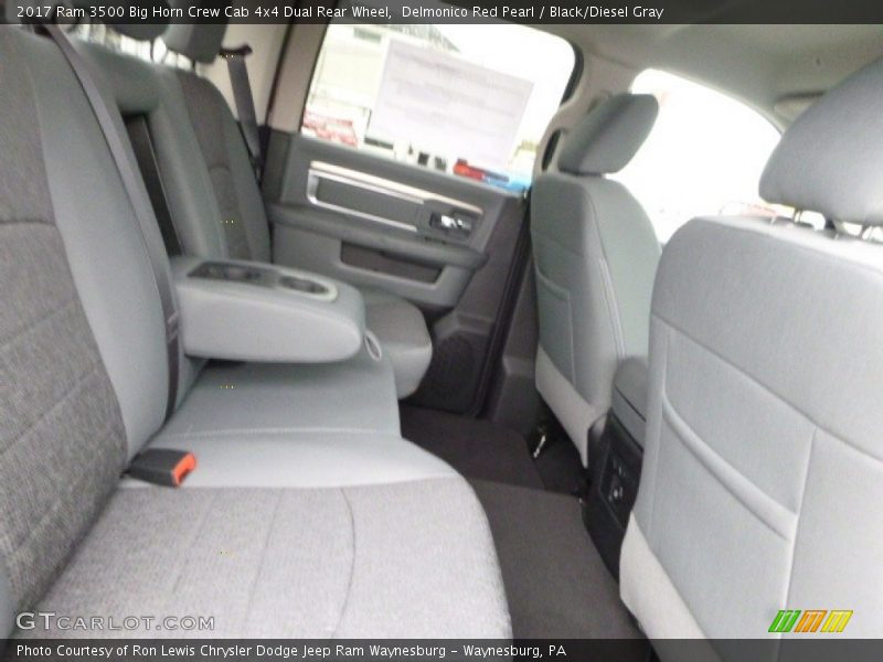 Delmonico Red Pearl / Black/Diesel Gray 2017 Ram 3500 Big Horn Crew Cab 4x4 Dual Rear Wheel