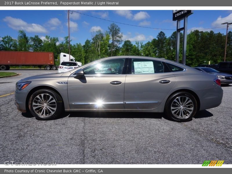 Pepperdust Metallic / Light Neutral 2017 Buick LaCrosse Preferred