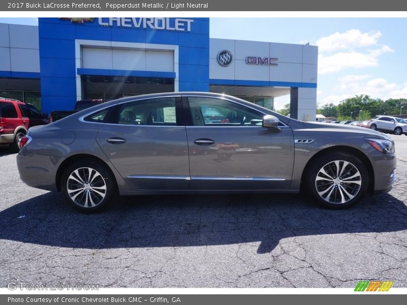 Pepperdust Metallic / Light Neutral 2017 Buick LaCrosse Preferred