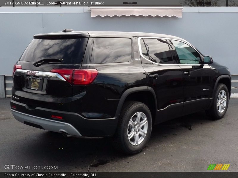 Ebony Twilight Metallic / Jet Black 2017 GMC Acadia SLE