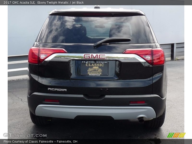 Ebony Twilight Metallic / Jet Black 2017 GMC Acadia SLE