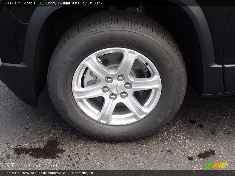 Ebony Twilight Metallic / Jet Black 2017 GMC Acadia SLE
