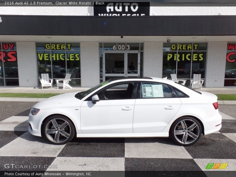 Glacier White Metallic / Black 2016 Audi A3 1.8 Premium