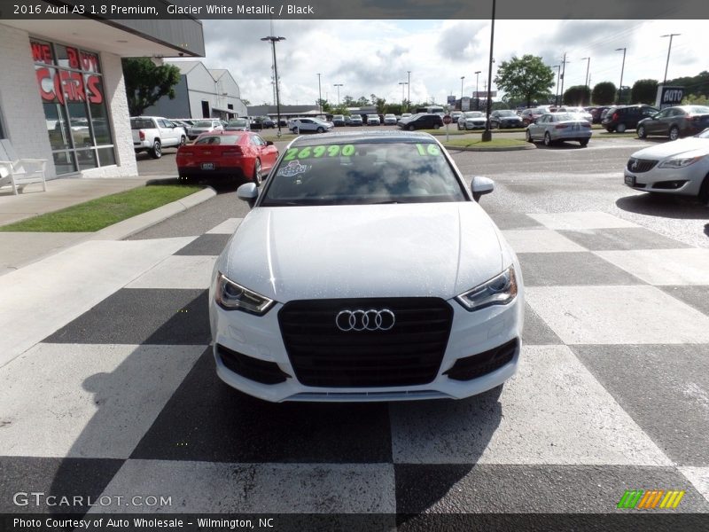 Glacier White Metallic / Black 2016 Audi A3 1.8 Premium