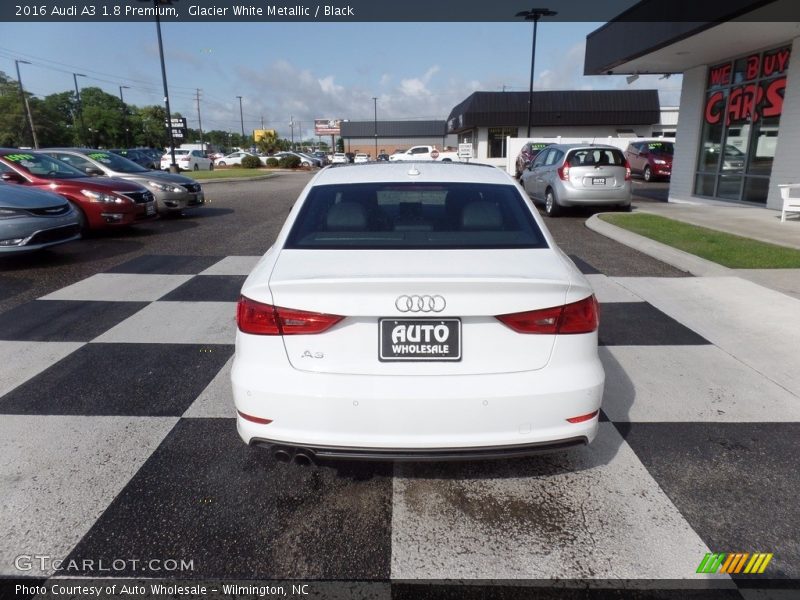 Glacier White Metallic / Black 2016 Audi A3 1.8 Premium