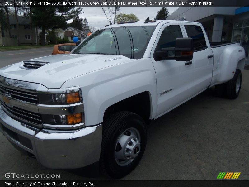 Summit White / Dark Ash/Jet Black 2017 Chevrolet Silverado 3500HD Work Truck Crew Cab Dual Rear Wheel 4x4