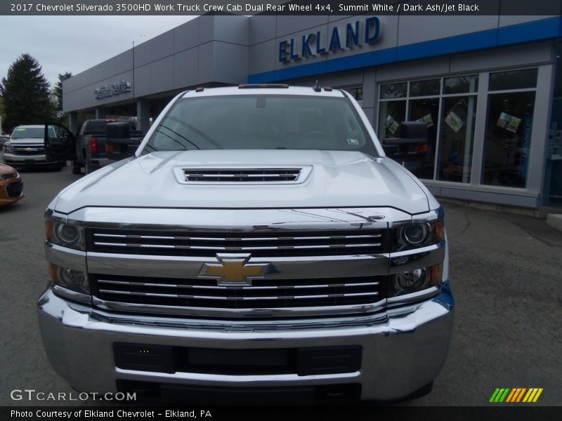 Summit White / Dark Ash/Jet Black 2017 Chevrolet Silverado 3500HD Work Truck Crew Cab Dual Rear Wheel 4x4