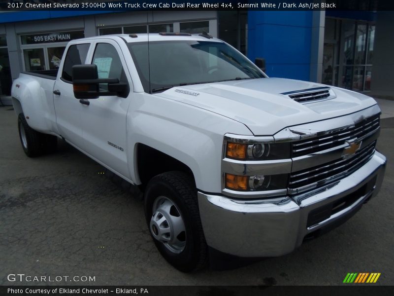 Summit White / Dark Ash/Jet Black 2017 Chevrolet Silverado 3500HD Work Truck Crew Cab Dual Rear Wheel 4x4