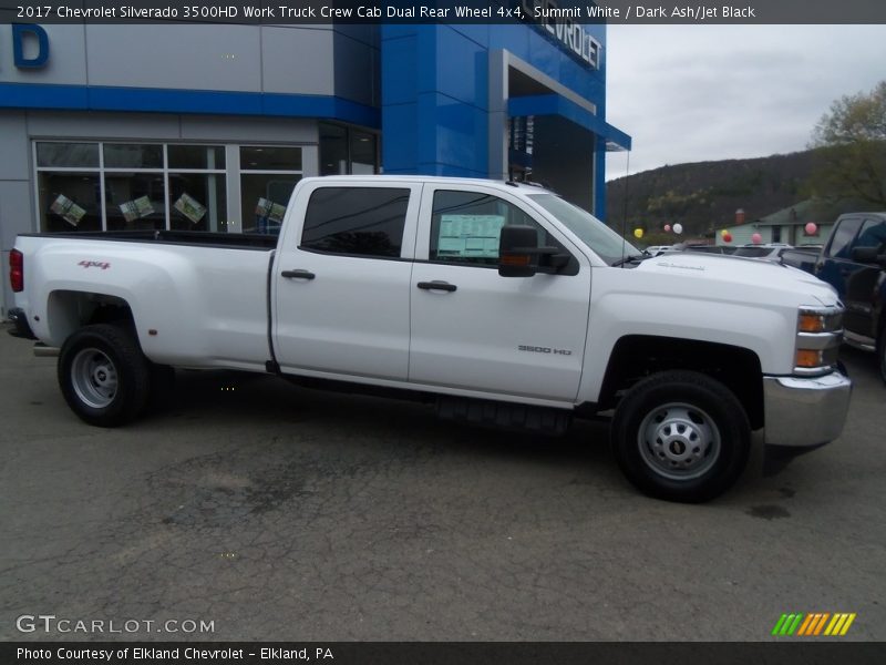Summit White / Dark Ash/Jet Black 2017 Chevrolet Silverado 3500HD Work Truck Crew Cab Dual Rear Wheel 4x4