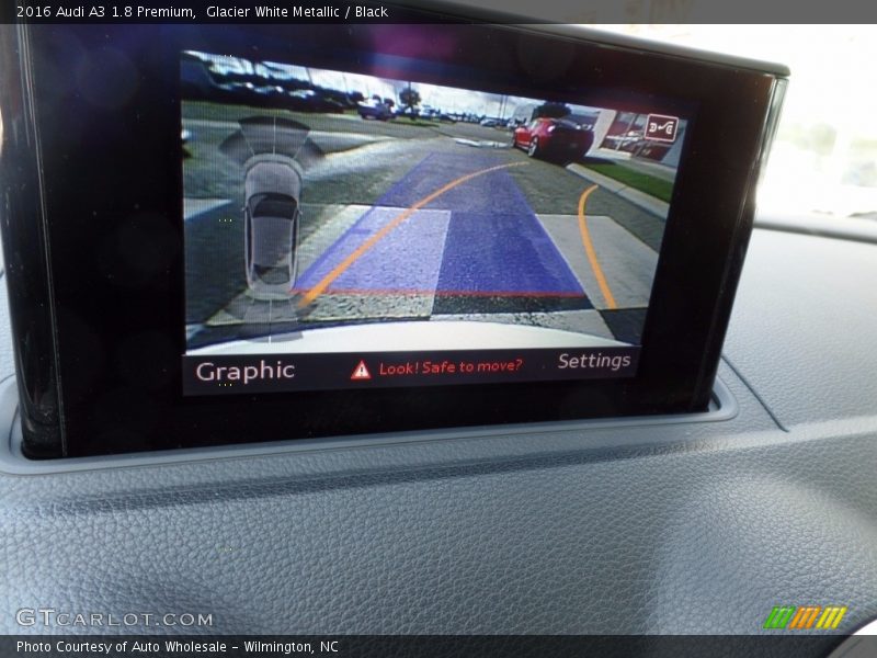 Glacier White Metallic / Black 2016 Audi A3 1.8 Premium