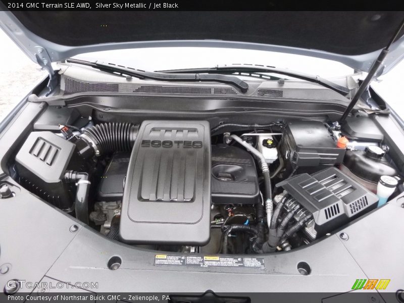 Silver Sky Metallic / Jet Black 2014 GMC Terrain SLE AWD