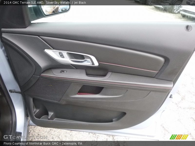 Silver Sky Metallic / Jet Black 2014 GMC Terrain SLE AWD