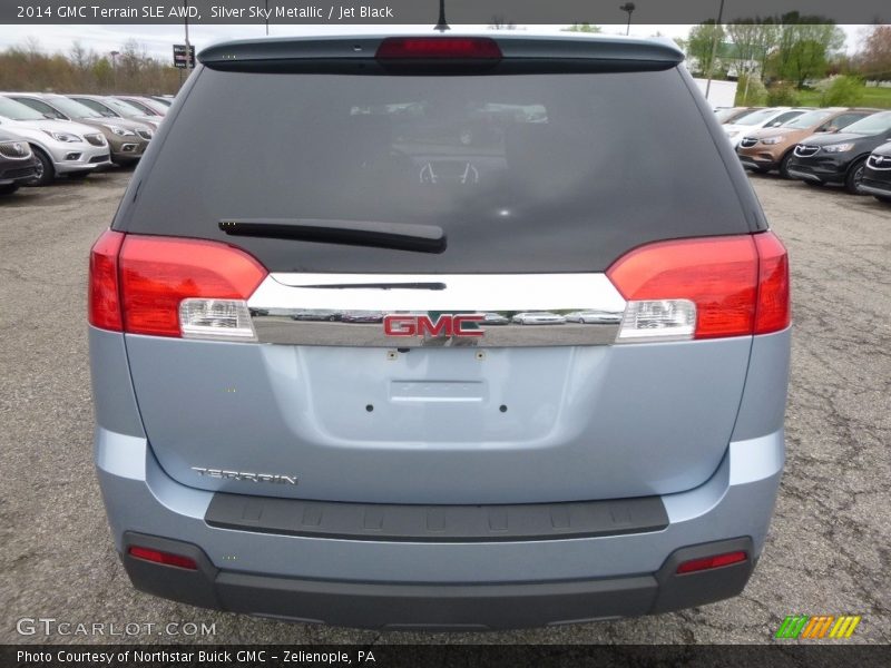 Silver Sky Metallic / Jet Black 2014 GMC Terrain SLE AWD