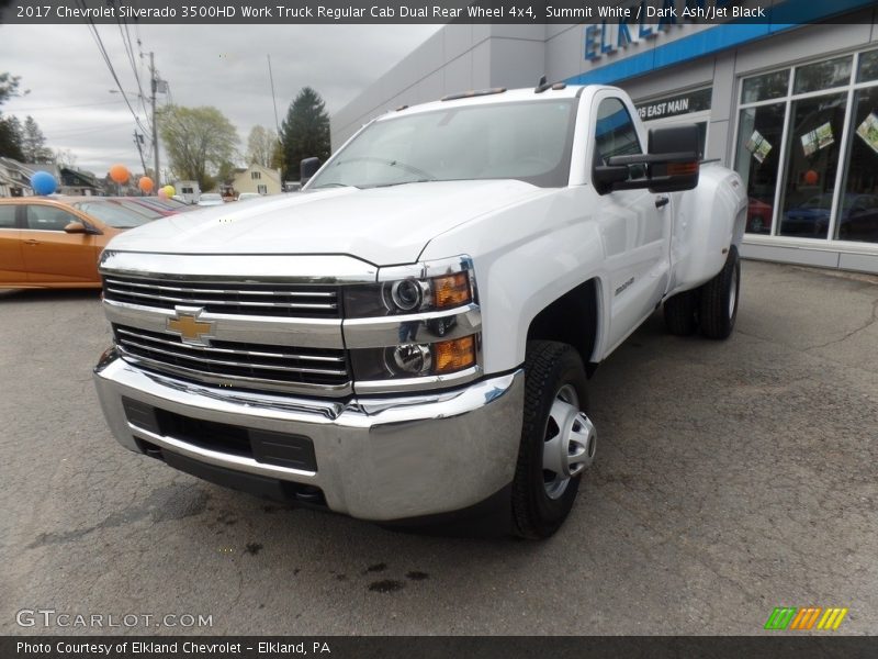 Summit White / Dark Ash/Jet Black 2017 Chevrolet Silverado 3500HD Work Truck Regular Cab Dual Rear Wheel 4x4