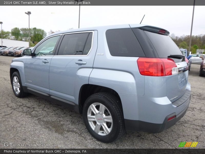 Silver Sky Metallic / Jet Black 2014 GMC Terrain SLE AWD