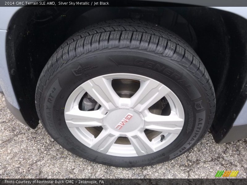 Silver Sky Metallic / Jet Black 2014 GMC Terrain SLE AWD