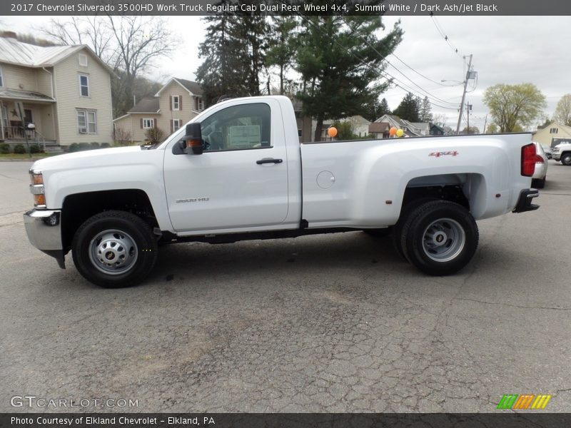  2017 Silverado 3500HD Work Truck Regular Cab Dual Rear Wheel 4x4 Summit White