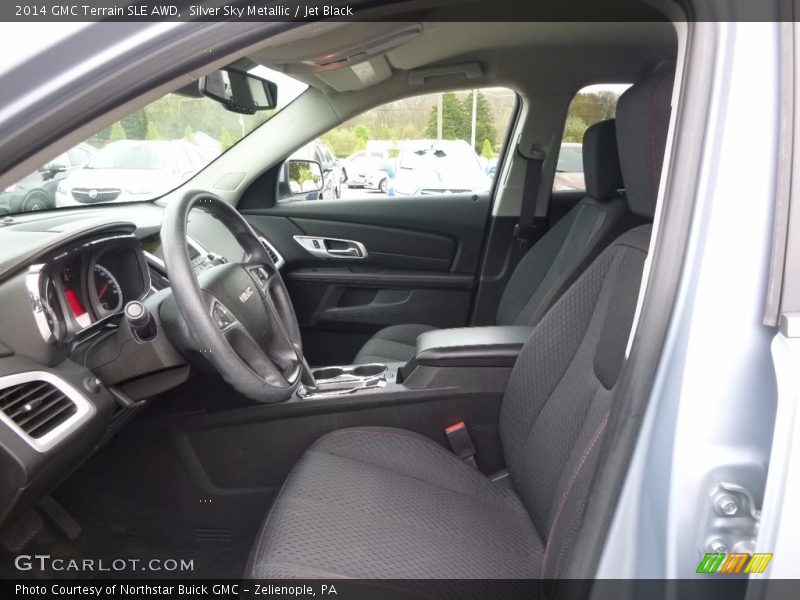 Silver Sky Metallic / Jet Black 2014 GMC Terrain SLE AWD