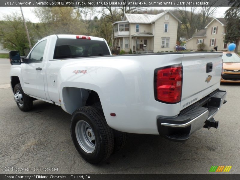Summit White / Dark Ash/Jet Black 2017 Chevrolet Silverado 3500HD Work Truck Regular Cab Dual Rear Wheel 4x4