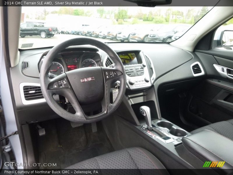 Silver Sky Metallic / Jet Black 2014 GMC Terrain SLE AWD