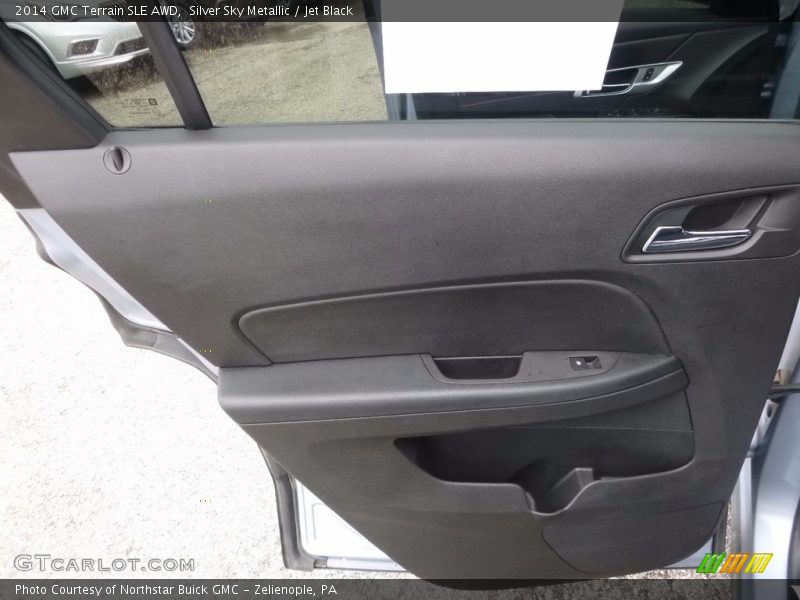 Silver Sky Metallic / Jet Black 2014 GMC Terrain SLE AWD