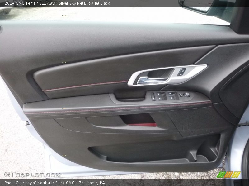 Silver Sky Metallic / Jet Black 2014 GMC Terrain SLE AWD