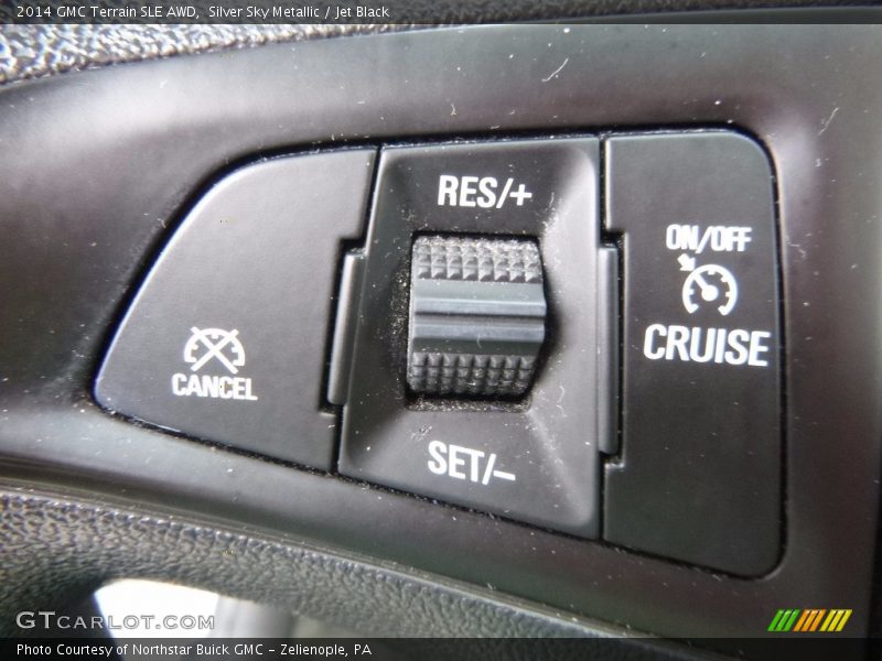 Silver Sky Metallic / Jet Black 2014 GMC Terrain SLE AWD
