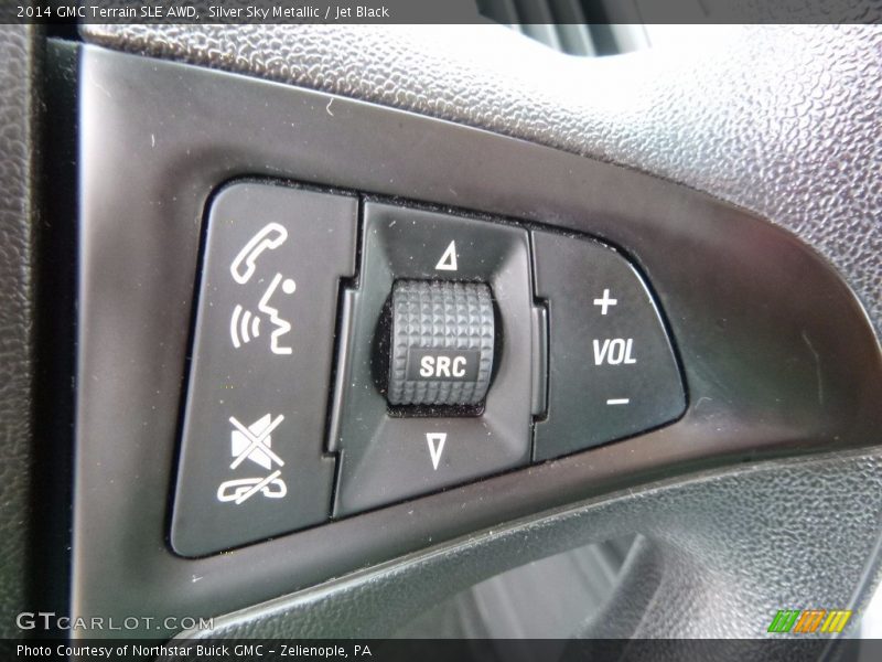 Silver Sky Metallic / Jet Black 2014 GMC Terrain SLE AWD