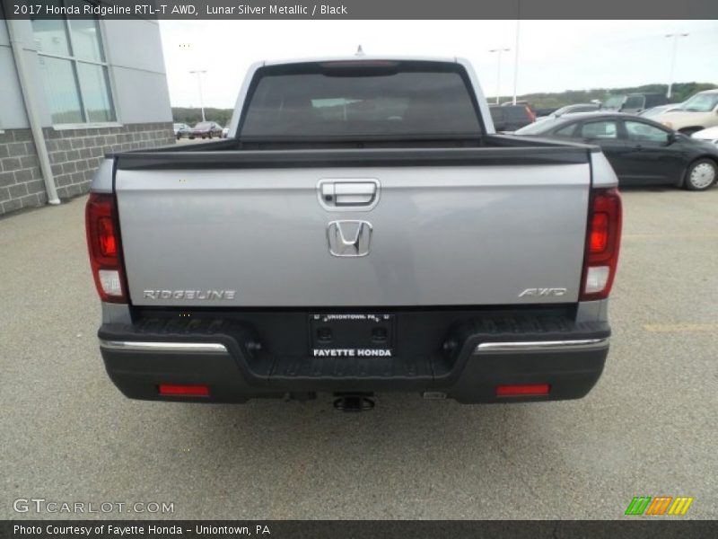 Lunar Silver Metallic / Black 2017 Honda Ridgeline RTL-T AWD