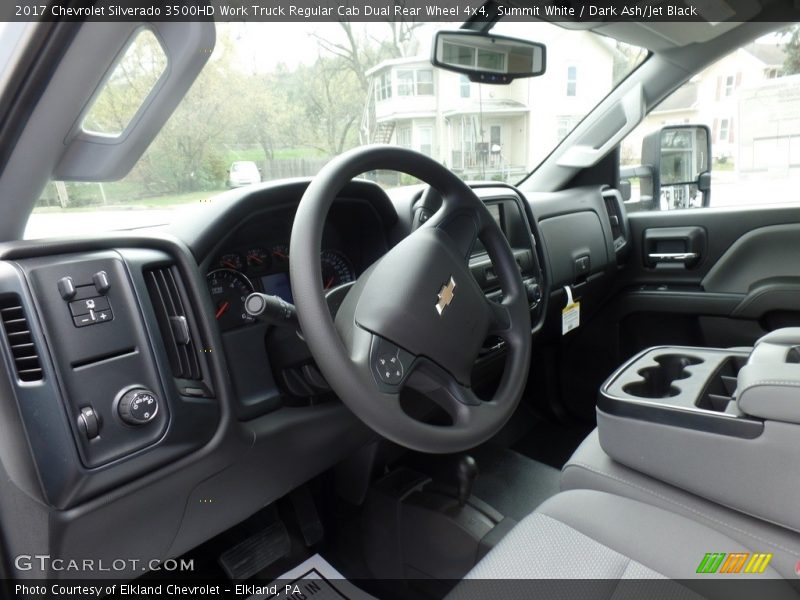  2017 Silverado 3500HD Work Truck Regular Cab Dual Rear Wheel 4x4 Dark Ash/Jet Black Interior