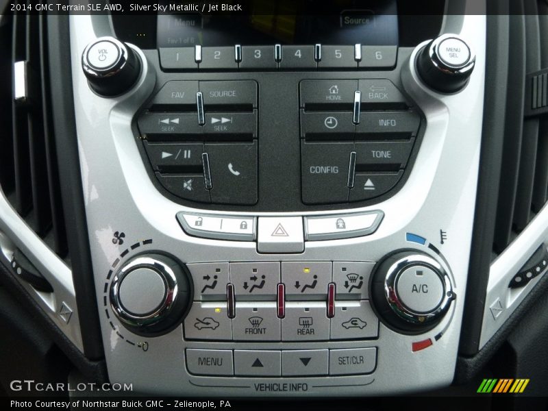 Silver Sky Metallic / Jet Black 2014 GMC Terrain SLE AWD