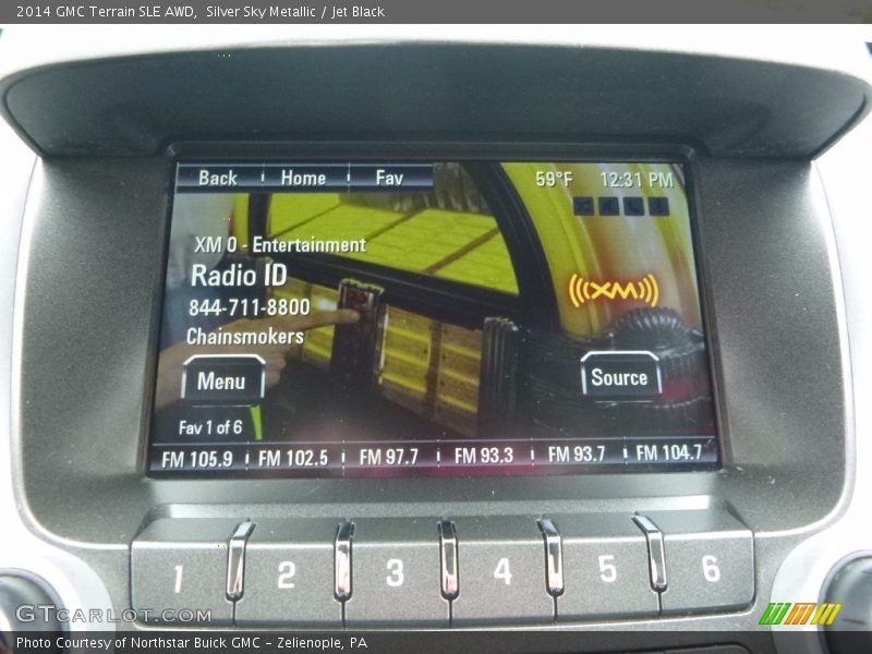 Silver Sky Metallic / Jet Black 2014 GMC Terrain SLE AWD