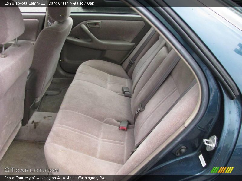 Dark Green Metallic / Oak 1998 Toyota Camry LE