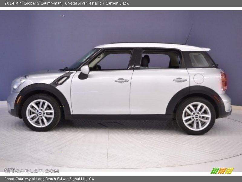Crystal Silver Metallic / Carbon Black 2014 Mini Cooper S Countryman