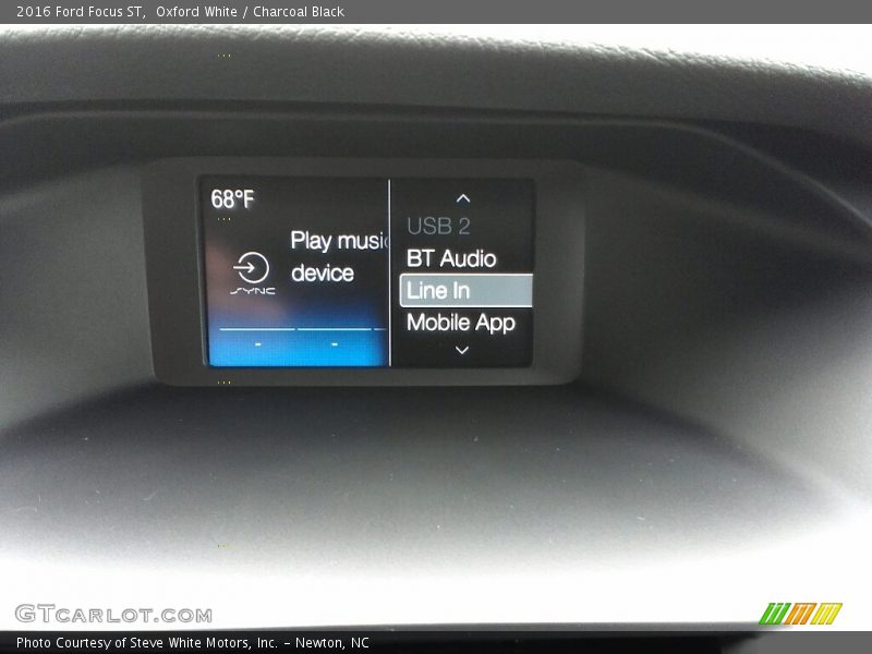 Oxford White / Charcoal Black 2016 Ford Focus ST