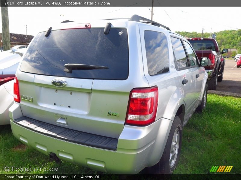 Ingot Silver Metallic / Stone 2010 Ford Escape XLT V6 4WD