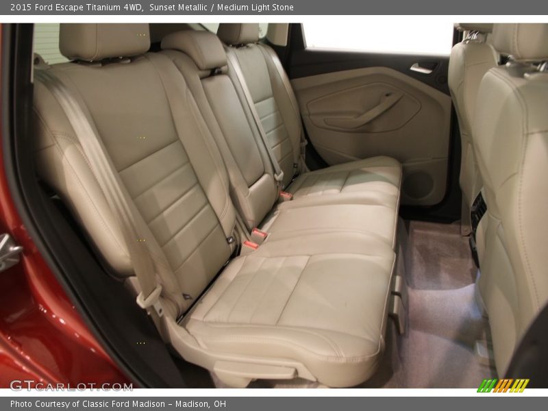 Sunset Metallic / Medium Light Stone 2015 Ford Escape Titanium 4WD