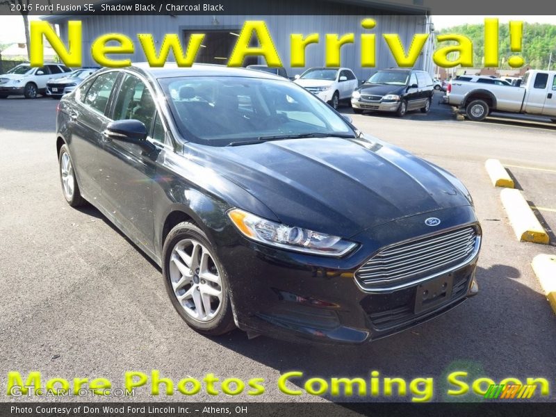 Shadow Black / Charcoal Black 2016 Ford Fusion SE