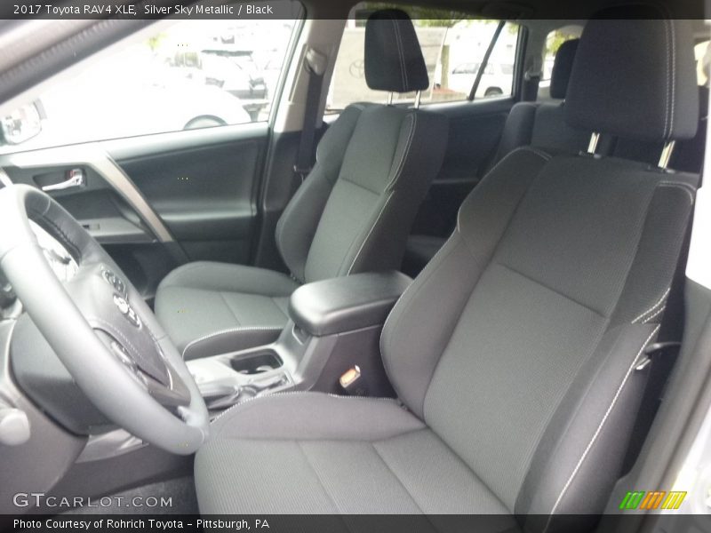 Silver Sky Metallic / Black 2017 Toyota RAV4 XLE