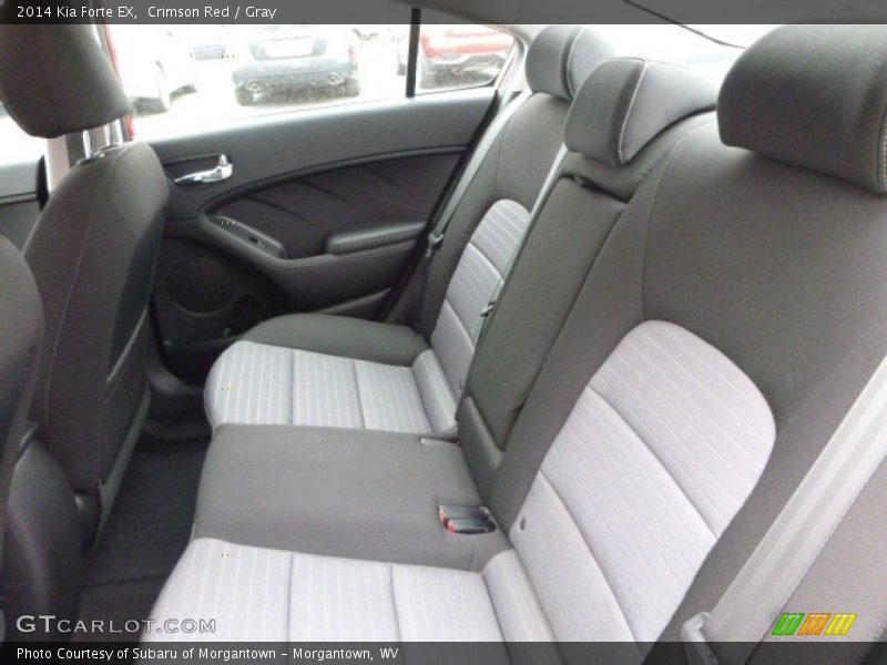 Crimson Red / Gray 2014 Kia Forte EX